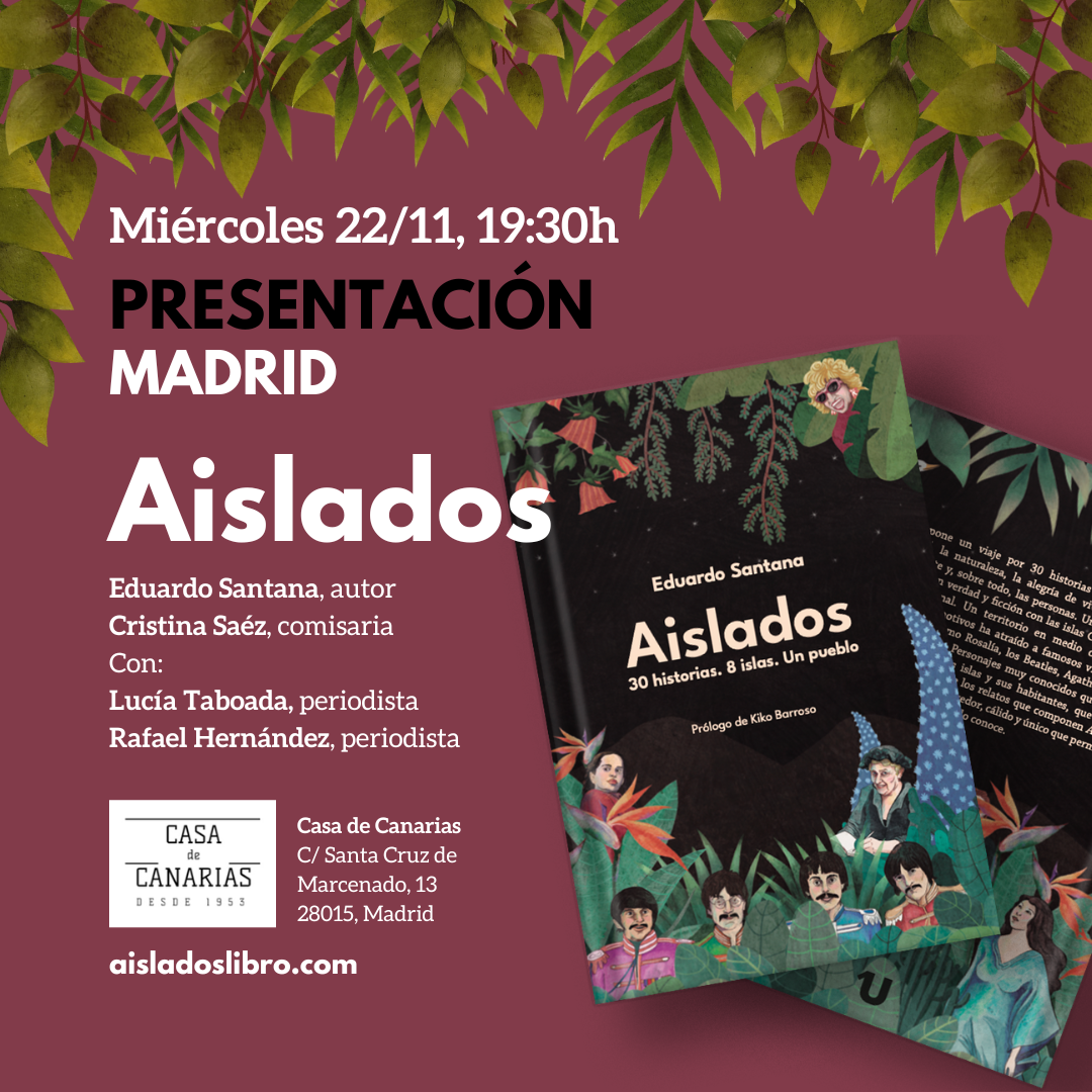 Presentación Aislados libro en Madrid