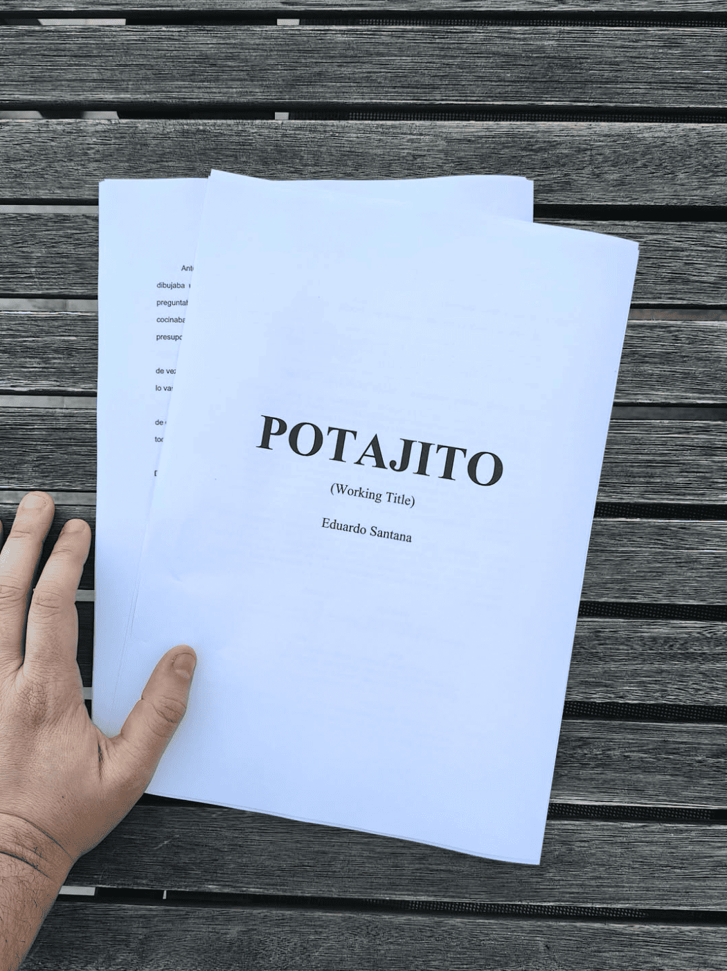 Potajito, libro de Eduardo Santana